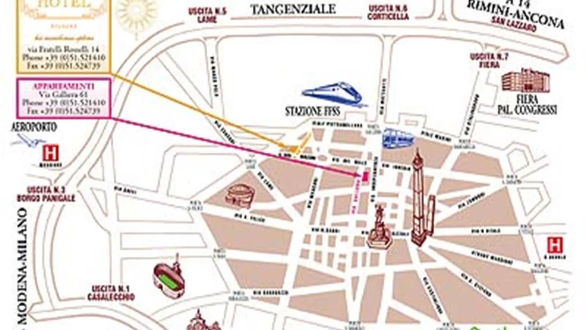 Hotel Astoria Bologne